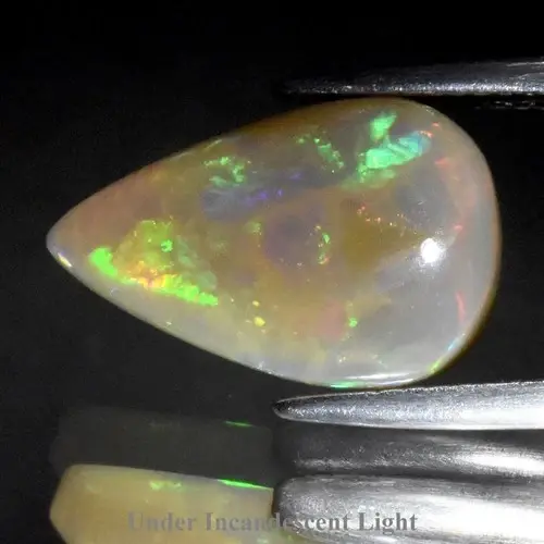 4.55ct 16x10.3mm Pear Cabochon Natural Opal - Opalescence, Ethiopia