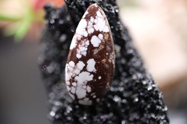 6.25ct 23.6x11.2mm Pear Natural Wild Horse Jasper