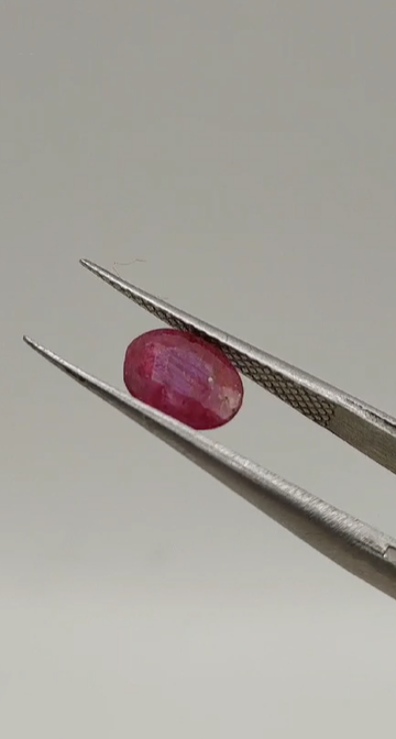1.45ct 7.6x5.8mn Natural Unheated Ruby