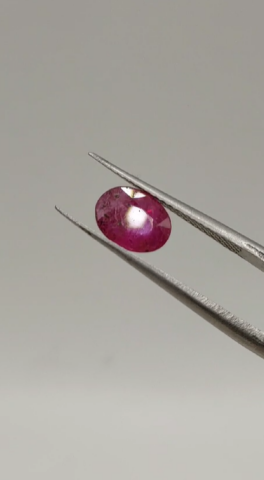 1.40ct 7.8x5.9mn Oval Natural Unheated Ruby