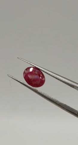 1.25ct 7.3x5.6mn Natural Unheated Ruby
