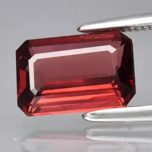 1.48ct 8.3x5.5mm VS Octagon Natural Purplish Pink Rhodolite Garnet, Gemstone