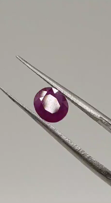 1.10ct 6.3x5.3mm Oval Natural Ruby