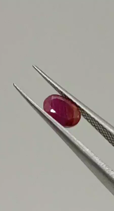 0.80ct 6.1x4.2mm Oval Natural Ruby