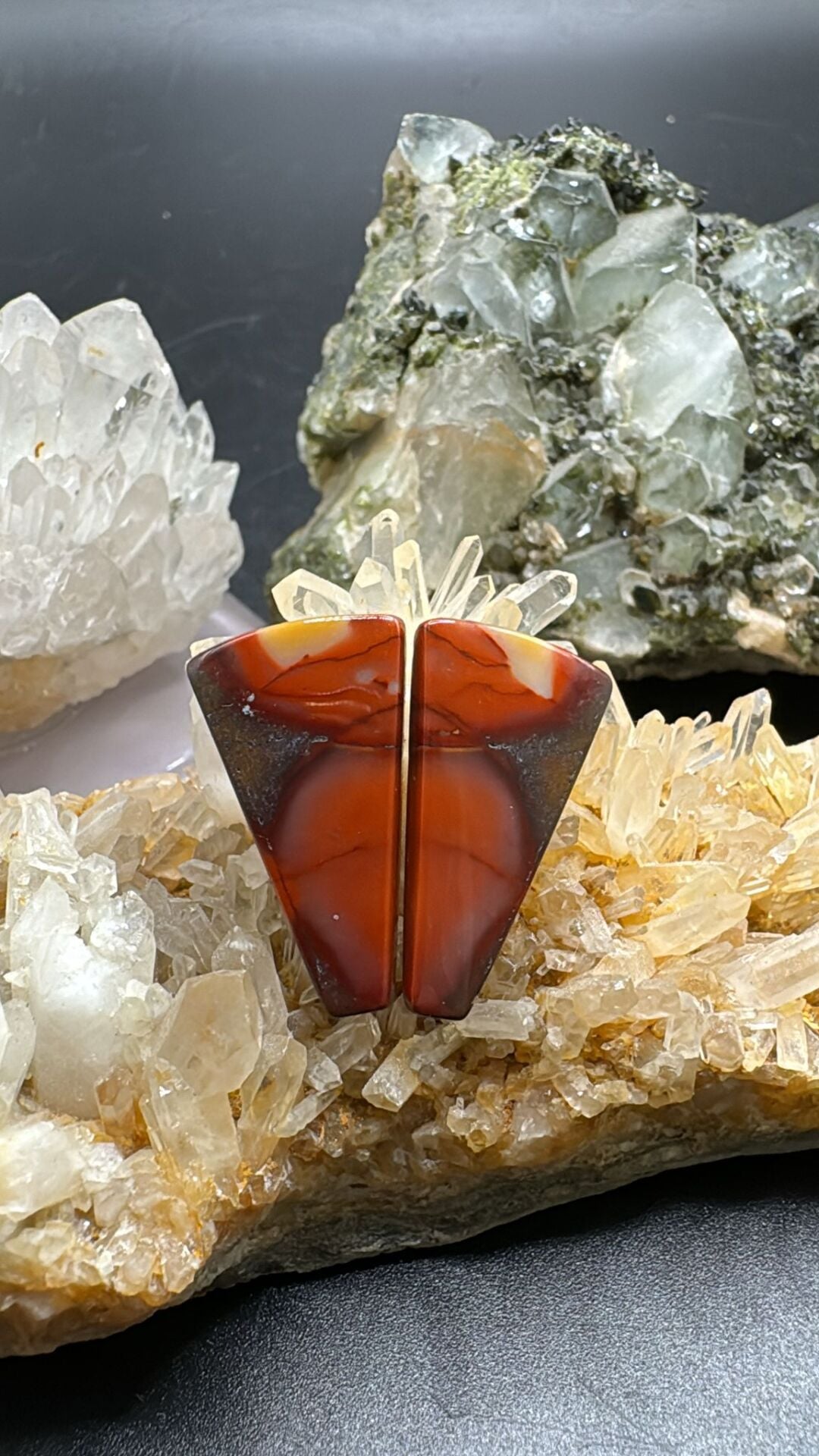 17.80ct 23.97x13.46mm Natural Jasper Pair