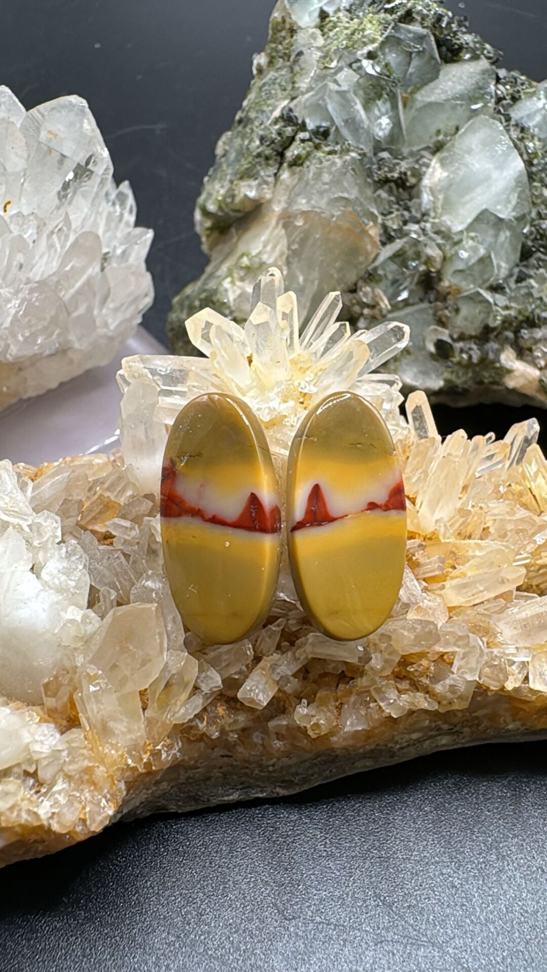 12.50ct 20.33x9.85mm Natural Jasper Pair
