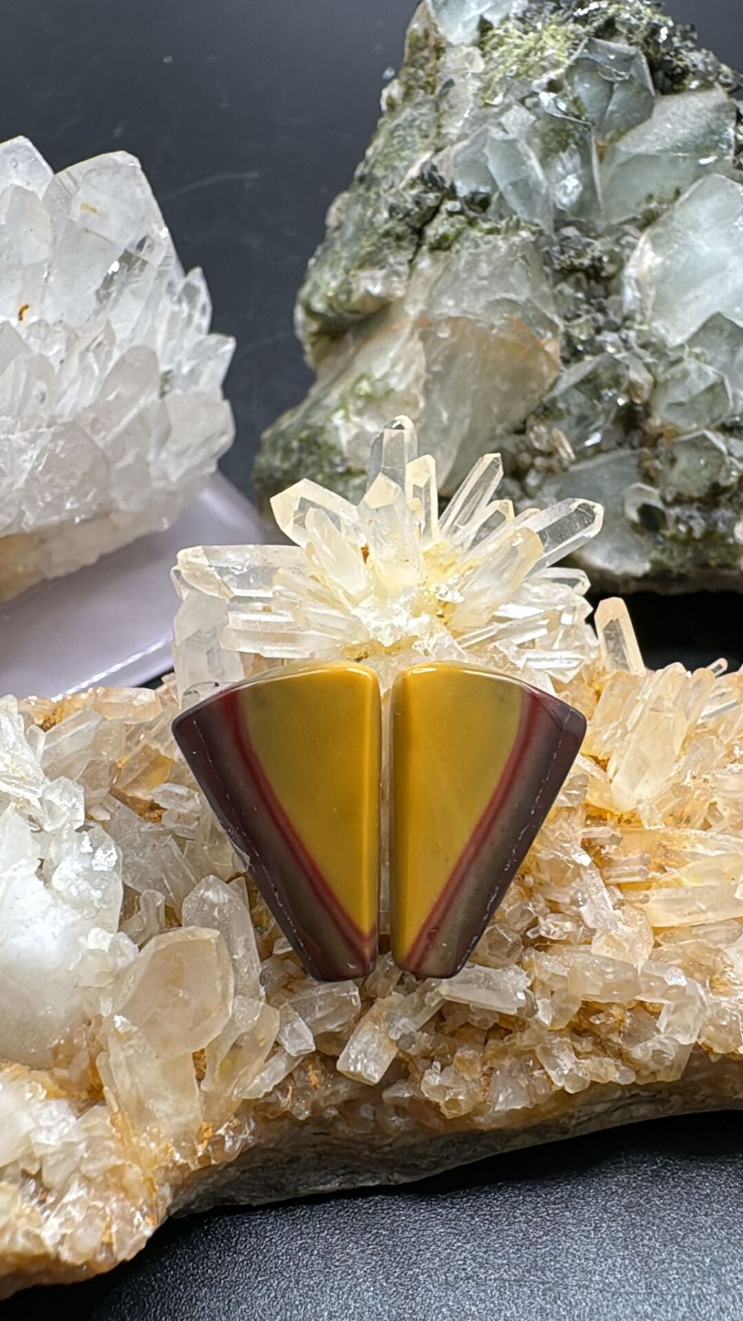 10.90ct 17.41x12.08 Natural Jasper Pair