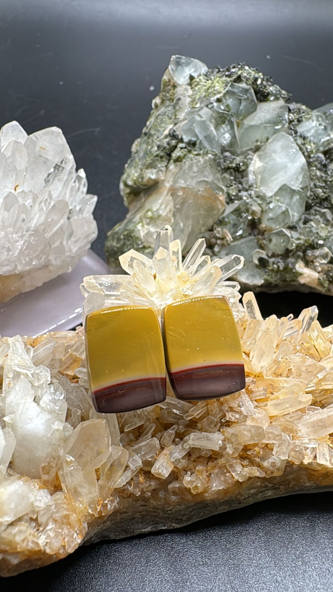 15.50ct 15.25x11.33mm Natural Jasper Pair