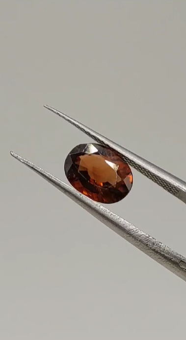 2.25ct 8.7x6.6mm Oval Natural Zircon ( Color Enhanced)