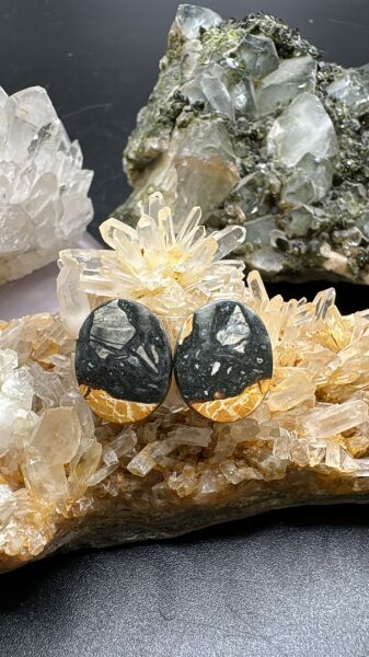 13.90ct 15.46x12.35mm Natural Jasper Pair