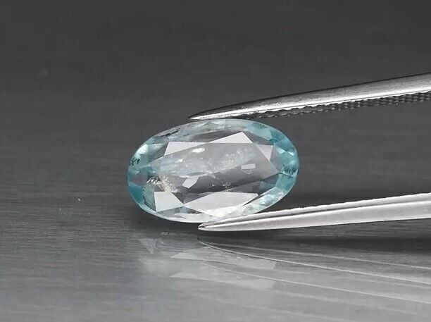 2.47ct 11.3x6.7mm Oval Natural Gentle Heat Blue Zircon, Africa
