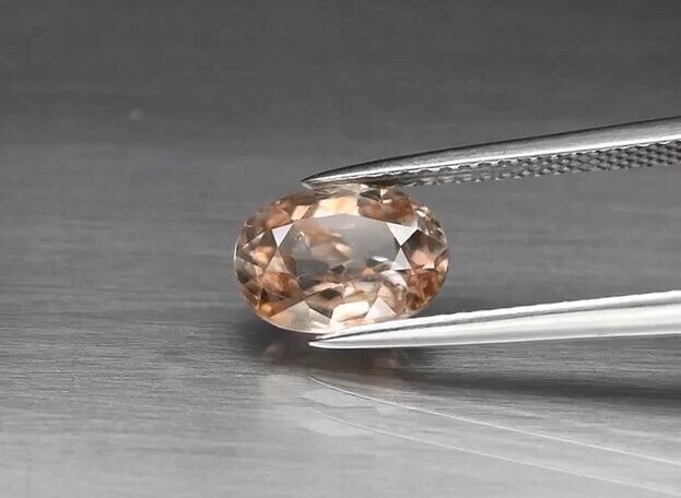 2.47ct 9x6.6mm Oval Natural Yellow Zircon Gentle Heat Cambodia