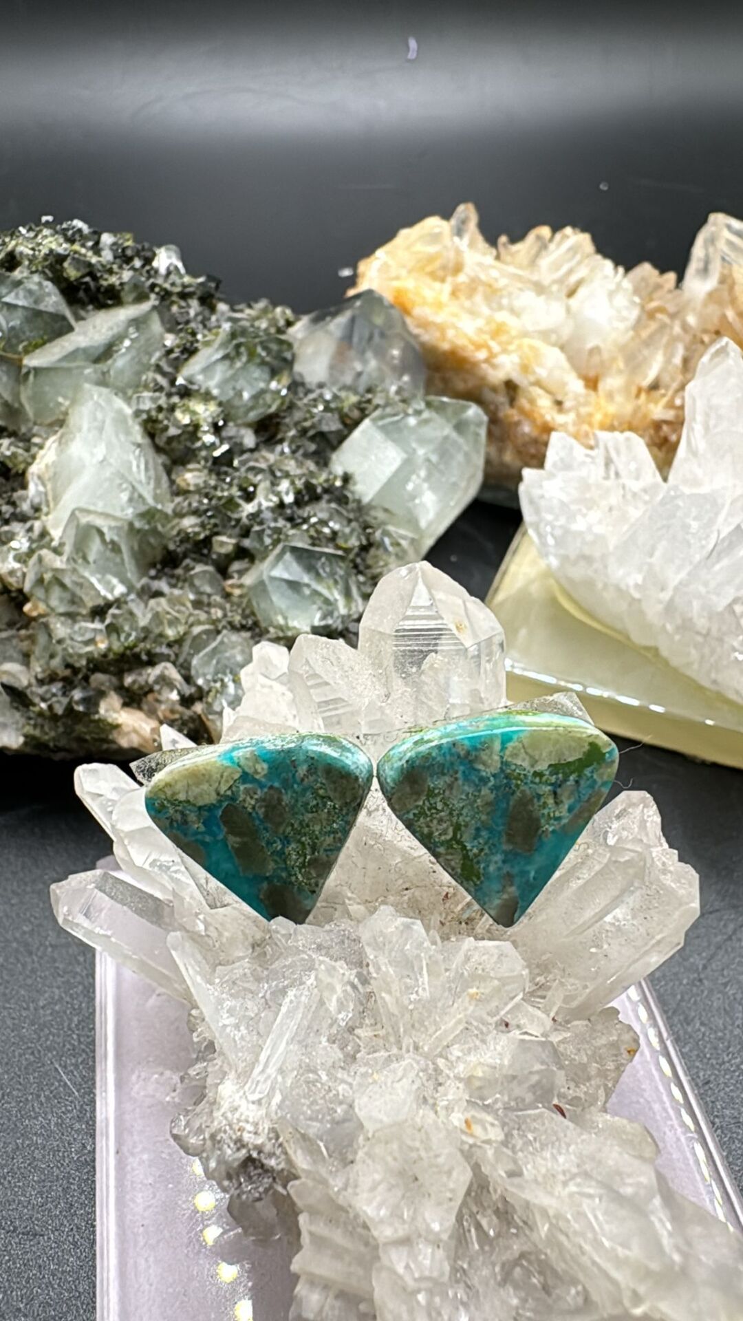 11.10ct 13.53x13.56mm Natural Turquase Pair