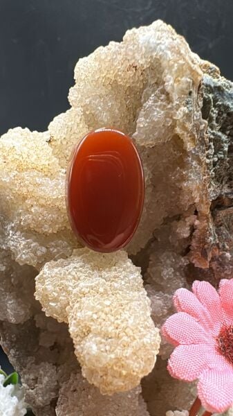 18.50ct 21,8x13,8 mm Natural Agate Yemen