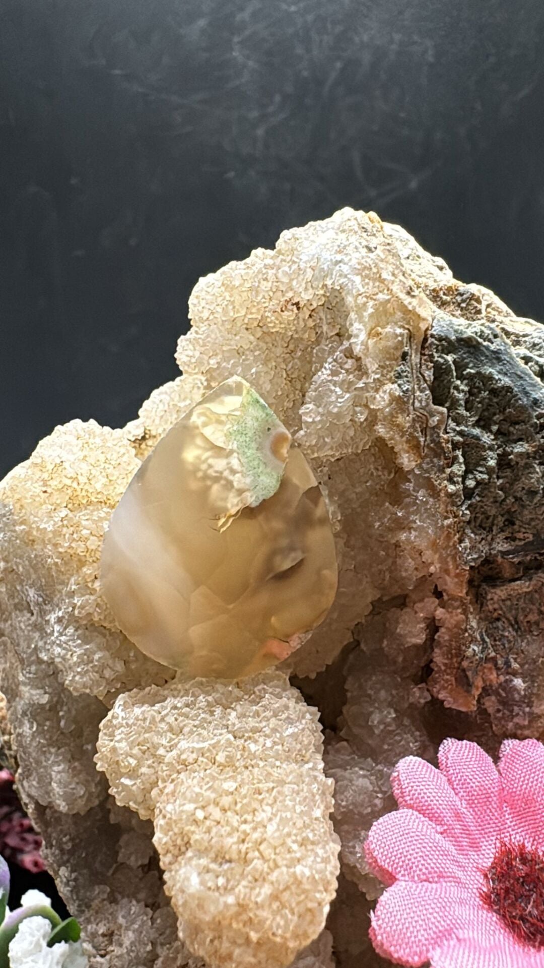 18.95ct 25x19,7 mm Natural Stick Agate