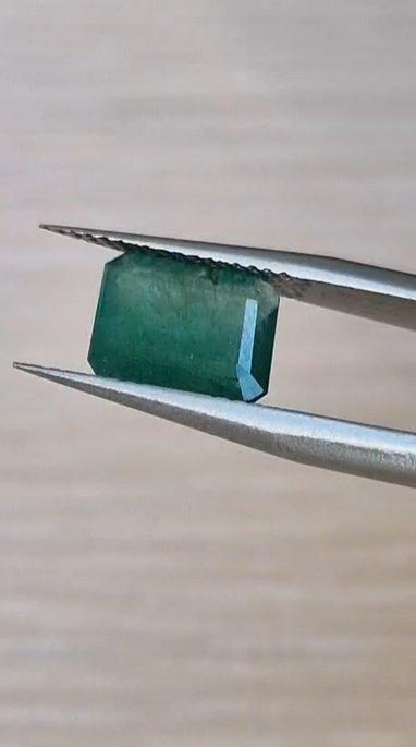 2.35ct 9.3x7.2mm Octagon Natural Emerald Zambia