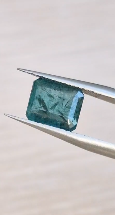2.62ct 8.7x7.1mm Octagon Natural Emerald Zambia