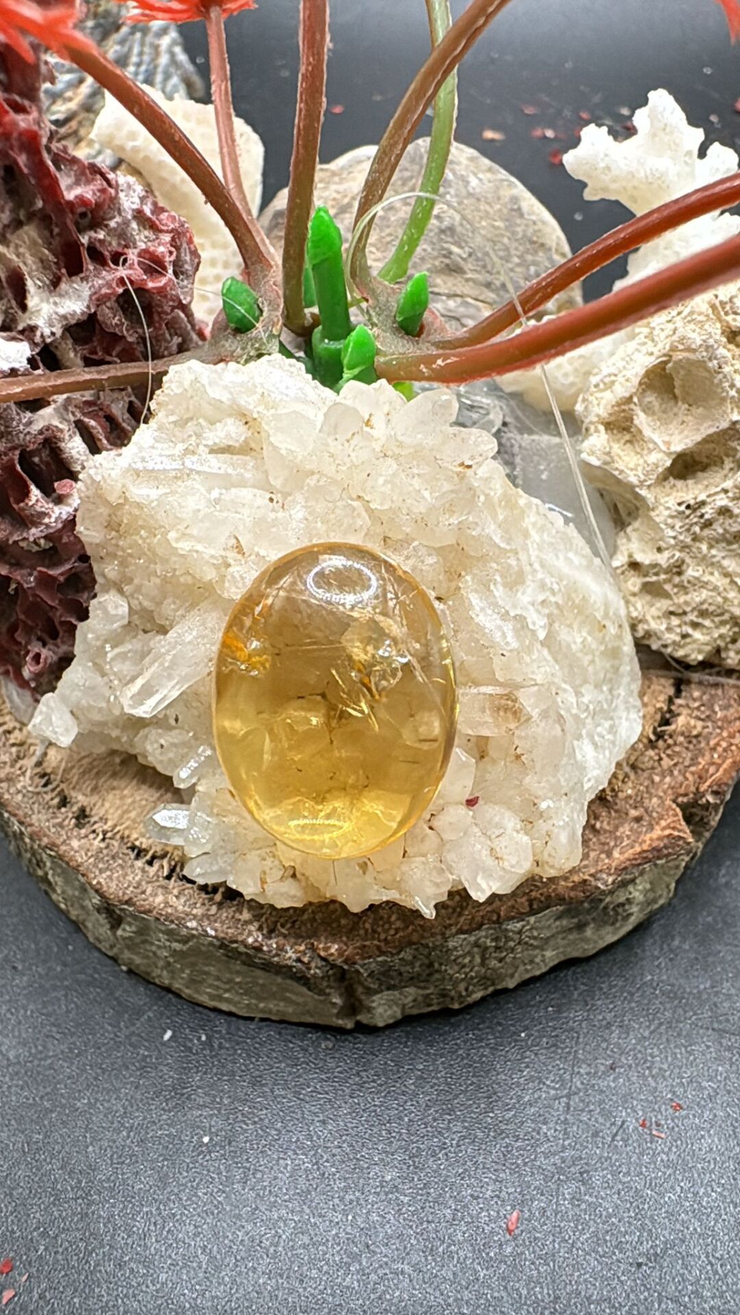 10.80ct 17.6x13.6 mm Natural Citrine