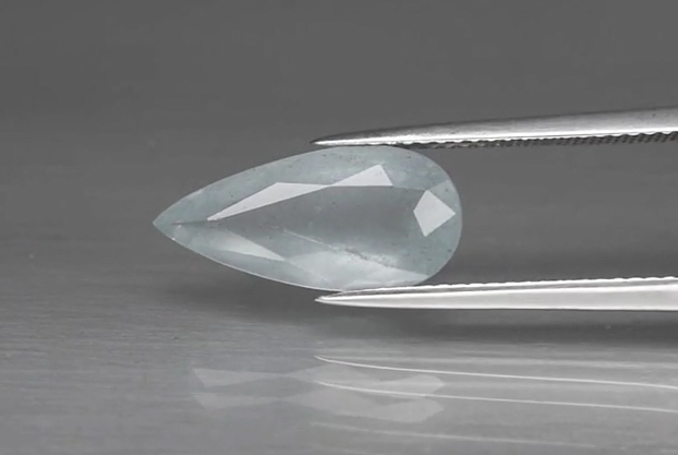 3.19ct 15.8x7.5mm Pear Natural Unheated Blue Aquamarine, Brazil