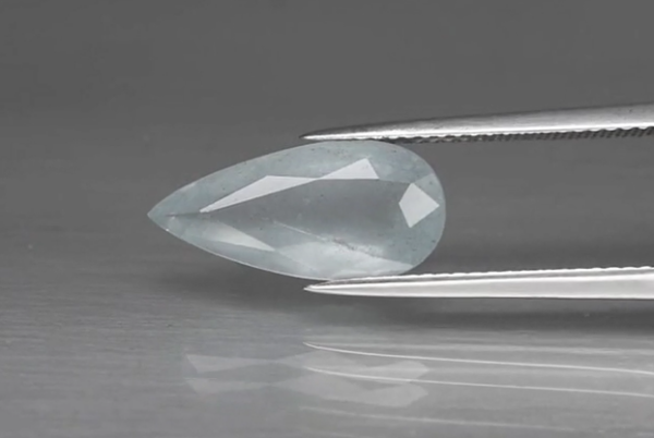 3.19ct 15.8x7.5mm Pear Natural Unheated Blue Aquamarine, Brazil