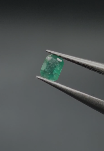 0.16ct 3.9x3mm Octagon Natural Emerald