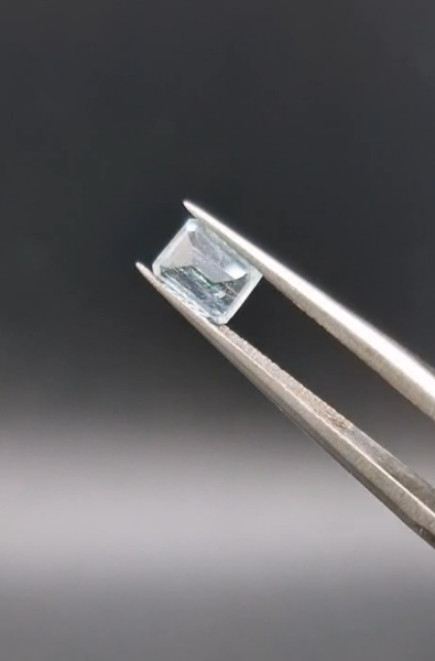 0.56ct 5.5x4.1mm Octagon Natural Unheated Blue Aquamarine