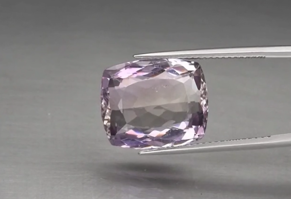 10.91ct 15x12.4mm VS Cushion Natural Untreated Yellow & Purple Ametrine, Brazil