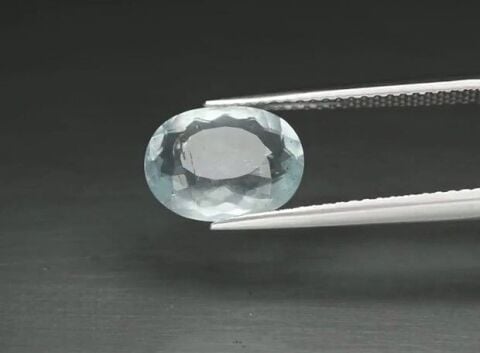 2.31ct 10.4x8mm Oval Natural Unheated Blue Aquamarine, Brazil