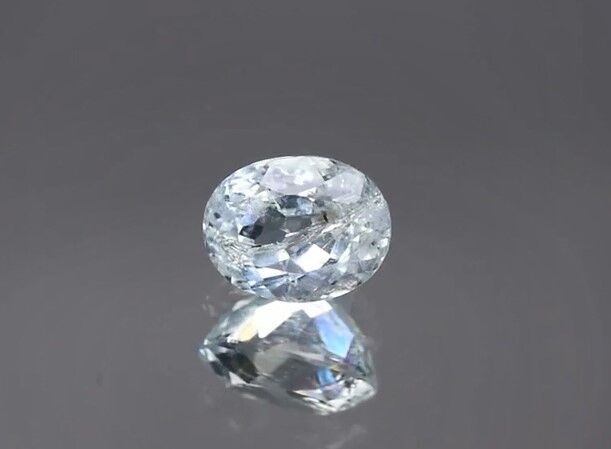 2.30ct 9x7mm Oval Natural Unheated Blue Aquamarine, Africa