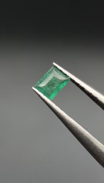 0.14ct 4.1x3mm Octagon Natural Emerald