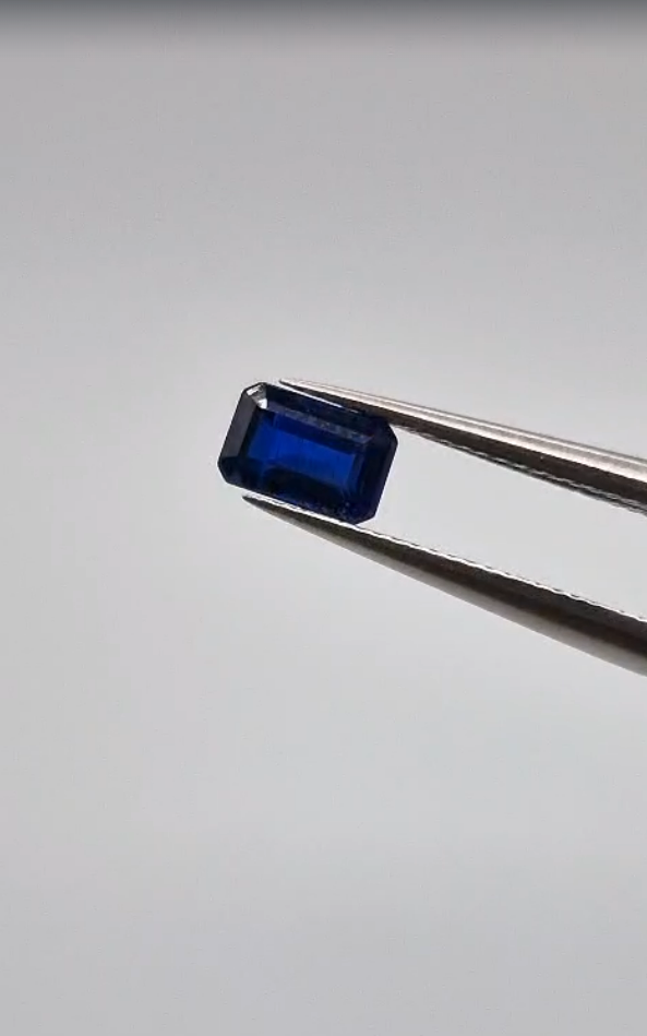 0.78ct 6x4mm Octagon Natural Untreated Blue Kyanite