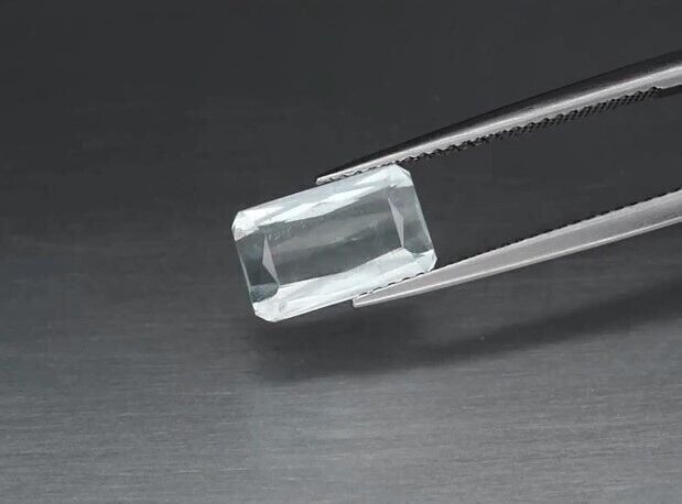 2.07ct 10.8x6.6mm Scissor-Cut Natural Unheated Blue Aquamarine, Brazil