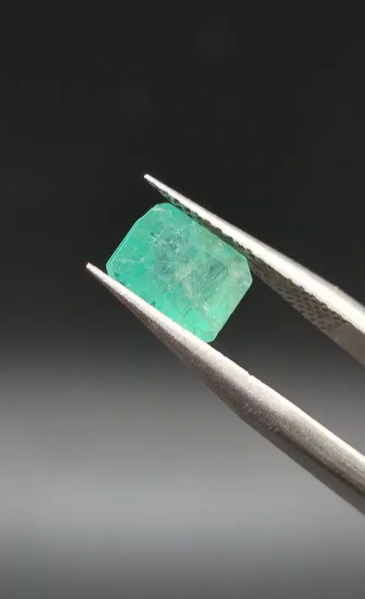 1.72ct 7.8x6.4mm Octagon Natural Emerald