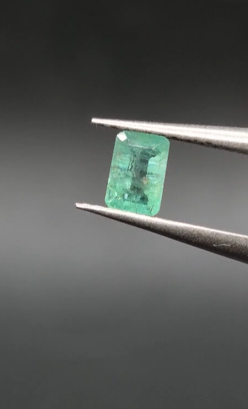 0.32ct 5 5x3.4mm Octagon Natural Emerald