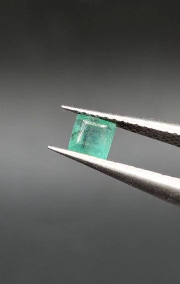 0.39ct 4.3x4mm Octagon Natural Emerald