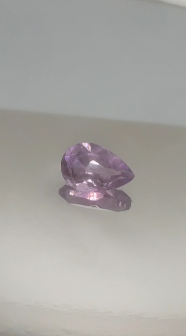1.75ct 9.1x6mm Pear Natural Purple Amethyst