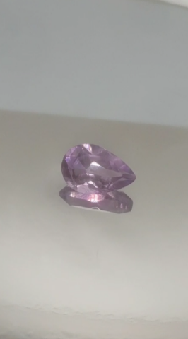 1.75ct 9.1x6mm Pear Natural Purple Amethyst