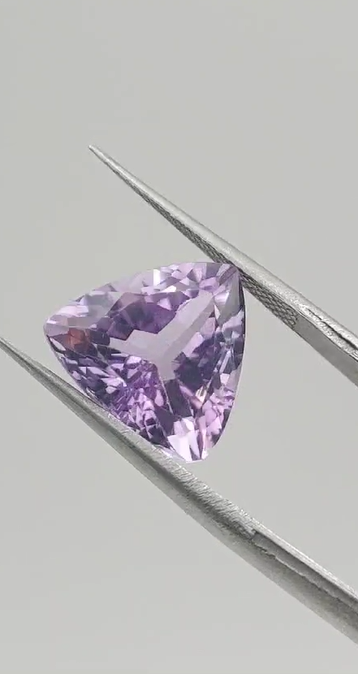 6.75ct 12.3mm Trillion Natural Amethyst