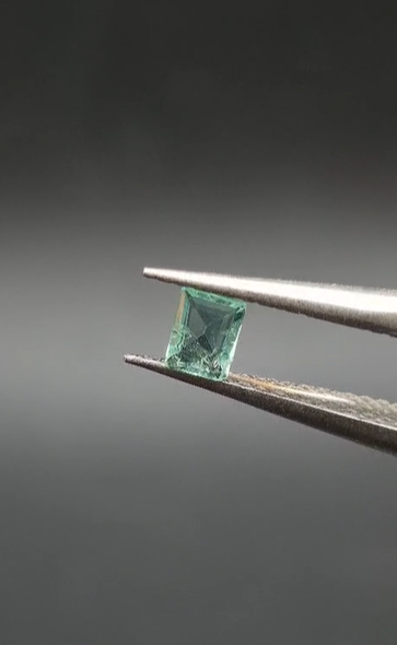 0.21ct 4x3.1mm Octagon Natural Emerald