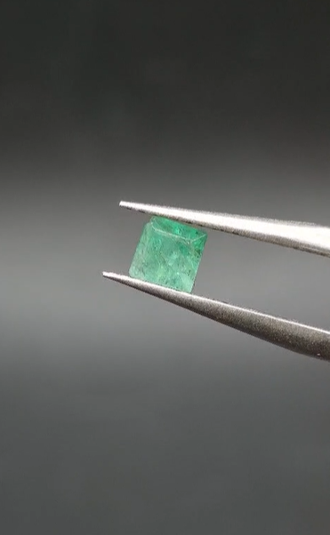 0.46ct 4.1mm Square Natural Emerald