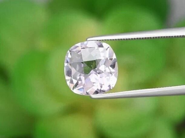 2.97ct 10x10mm VS Cushion Natural Unheated Purple Amethyst Gemstone, Brazil