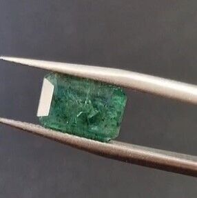 2.44ct 10.2x6.9mm Octagon Natural Green Emerald, Zambia