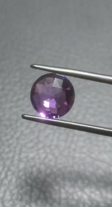 3.20ct 10mm VS Round Rose  Natural  Amethyst