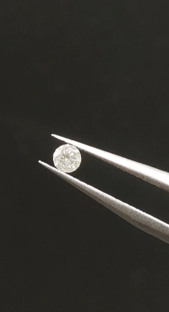 0.13ct 3.30mm  H - SI Round  Cut Natural Diamond