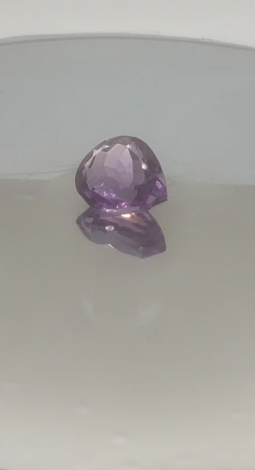 3.30ct 11x9mm Pear Natural Purple Ametist