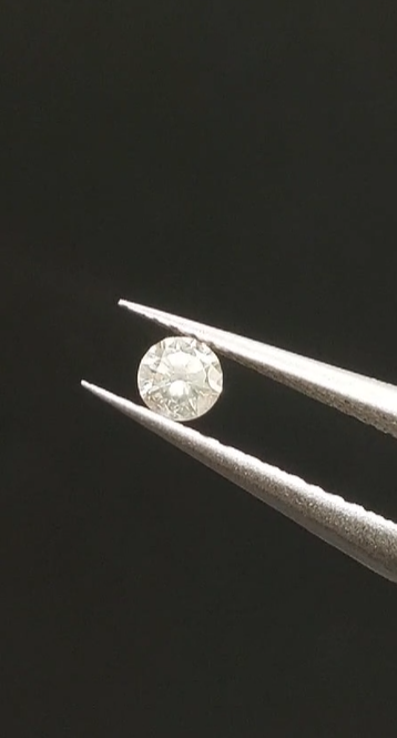 0.16ct 3.49mm  M - SI Round  Cut Natural Diamond
