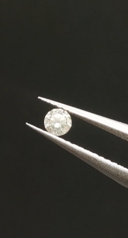 0.16ct 3.49mm  M - SI Round  Cut Natural Diamond