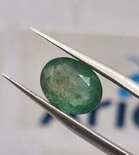 3.00ct 10.5x8.1mm Oval Natural Zambia Emerald