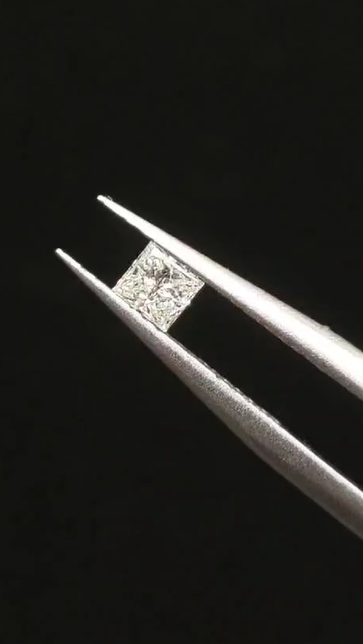 IGSL Sertifikalı - 0.20ct 3.18x3.40mm  J - VS Princess   Cut Natural Diamond
