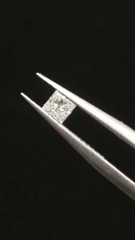IGSL Sertifikalı - 0.20ct 3.18x3.40mm  J - VS Princess   Cut Natural Diamond